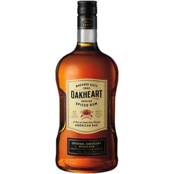 BACARDI OAKHEART SPICED RUM 1.75L