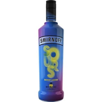 SMIRNOFF SOUR BERRY LEMON 750ML