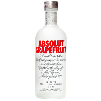 ABSOLUT GRAPEFRUIT VODKA 375ML