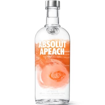 ABSOLUT PEACH VODKA 750ML