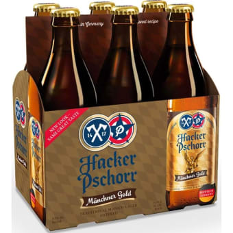 Hacker Pschorr Munich Gold - 6 pack bottle / 12oz