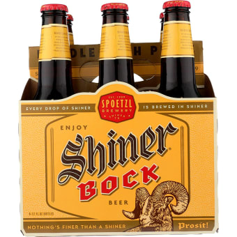 Shiner Bock - 6 pack can / 12oz