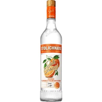 STOLICHNAYA OHRANJ VODKA 750ML