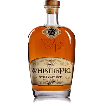 WhistlePig Farm 10 Year Old Striaght Whiskey Rye - 750mL Whistlepig
