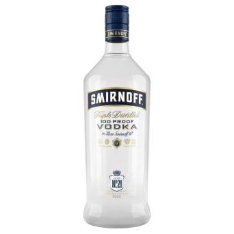 SMIRNOFF 100 PROOF 1.75L