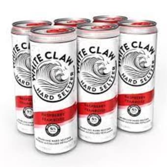 WHITE CLAW RASPBERRY 6 PK