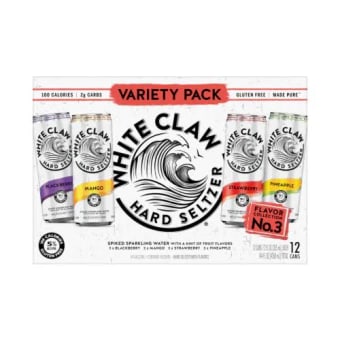 WHITE CLAW VARIETY NO. 3 12PCK