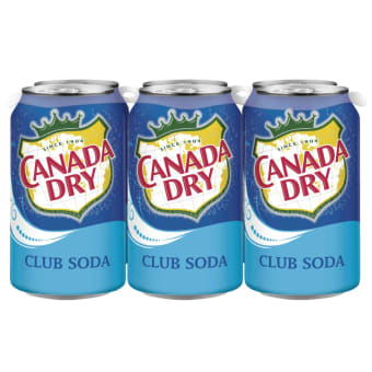 CANADA DRY CLUB SODA 6PK