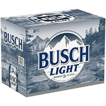 BUSCH LIGHT - 30PK CAN - 12 OZ