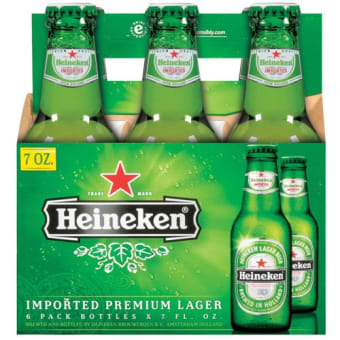 HEINEKEN 7OZ 6PK BOTTLE