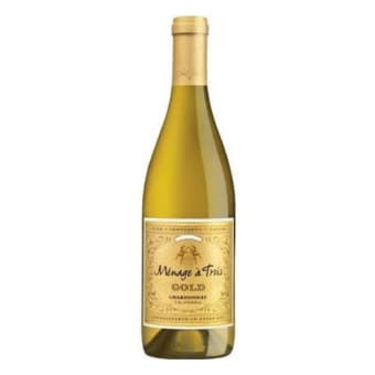 MENAGE TROIS GOLD CHARDONNAY 750ml