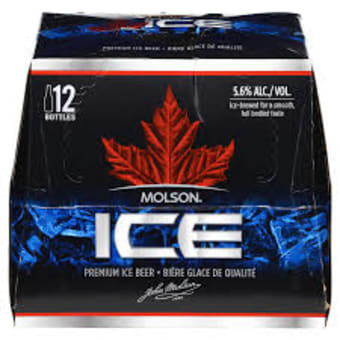 MOLSON ICE 12PK BOTTLE