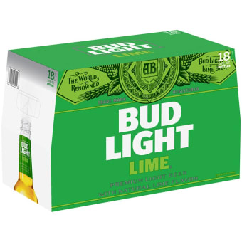 BUD LIGHT LIME 18PK BOTTLE