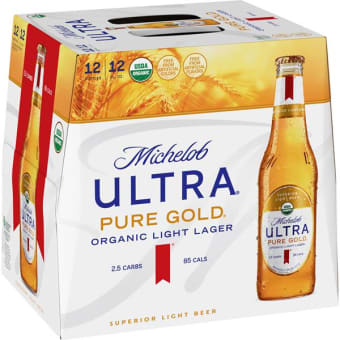 MICHELOB ULTRA PURE GOLD 12PK BOTTLE