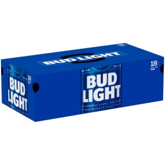 BUD LIGHT 12 OZ 18PK CAN