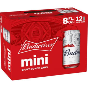 BUD 8 OZ 12PK CANS