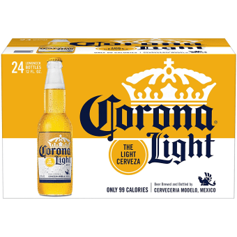 CORONA LIGHT 12OZ 24PK BOTTLE