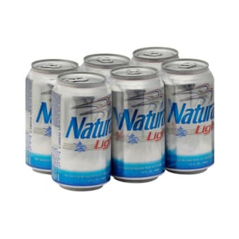 NATURAL LIGHT 6PK CANS