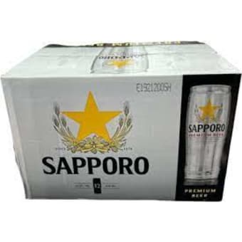 Sapporo Premium 12 Pack 22oz Cans
