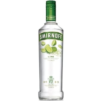 Smirnoff Lime Flavored Vodka - 750mL