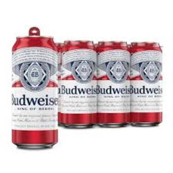 Budweiser 16oz 4/6pack Cans