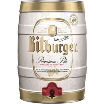 Bitburger Premium Pils Mini Keg 5L