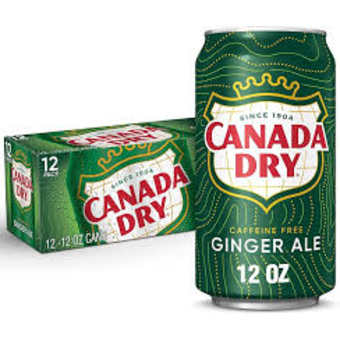 Canada Dry Ginger Ale 12Pack Cans