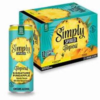 Simply Spiked Tropical 12pack 12oz Cans