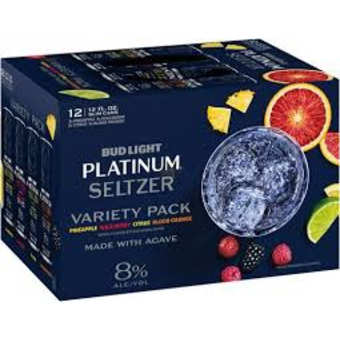 Bud Light Platinum Seltzer Variety Pack 12 Cans