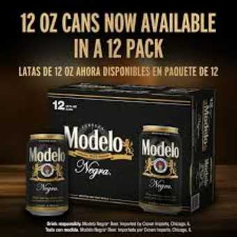 Modelo Negra 12 Pack Cans