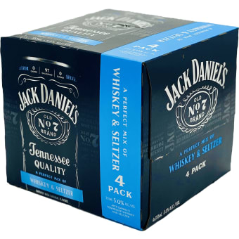 Jack Daniel's Whiskey & Seltzer - 4 cans / 12oz