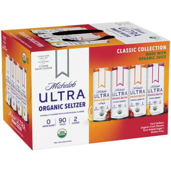 Michelob Ultra Classic Collection Organic Seltzer - 12 cans / 12oz