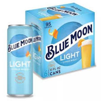 Blue Moon Light 6pack Can