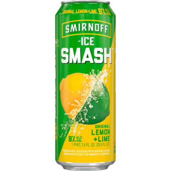 Smirnoff Ice Smash Lemon Lime Seltzer - 1 can / 16oz