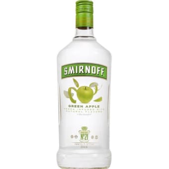 Smirnoff Green Apple Flavored Vodka - 1.75L