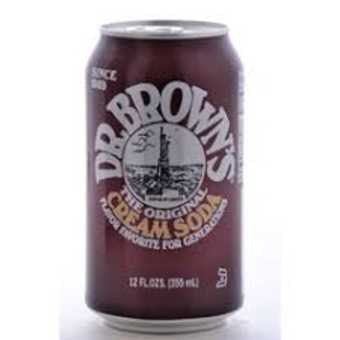 Dr. Browns Cream Soda 6 Pack Cans