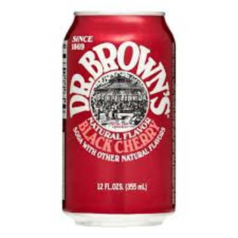 Dr. Browns Black Cherry 6 Pack Cans