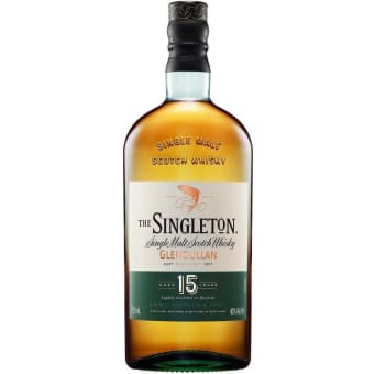 The Singleton Glendullan Distillery 15 Year Old Whiskey Scotch - 750mL