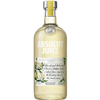Absolut Juice Pear Elderflower Flavored Vodka - 750mL