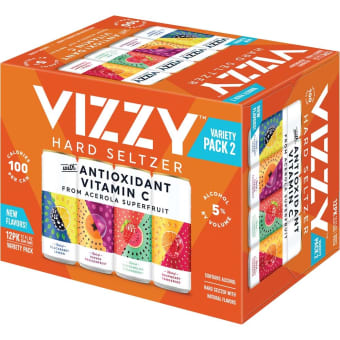 Vizzy Hard Seltzer #2 Variety Pack - 12 cans / 12oz