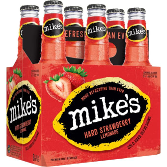 Mike's Hard Strawberry Lemonade - 6 bottles / 11.2oz