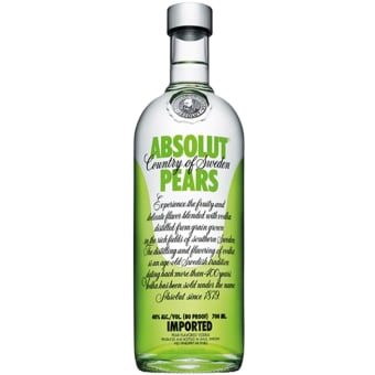 Absolut Pears Flavored Vodka - 700mL