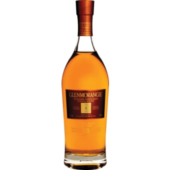 Glenmorangie 18 Year old Whiskey Scotch - 750mL
