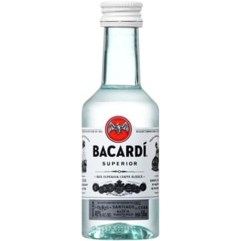 Bacardi 80 Proof Superior Rum - 50mL