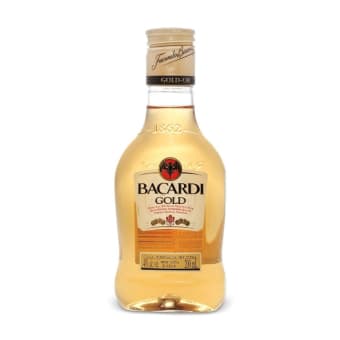 Bacardi 80 Proof Gold Rum - 200mL