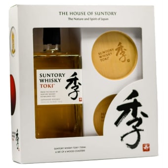 Suntory Toki Gift W/4 Coasters - 750mL