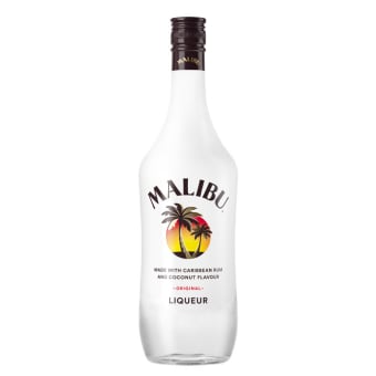 Malibu White Rum with Coconut Liqueur Bottle (1 L)