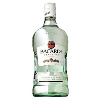 Bacardi Gluten Free Superior 80 Proof White Rum Bottle (1.75 L)