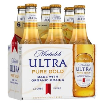 Michelob Ultra Pure Gold 6pk bottles