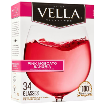 Peter Vella Pink Moscato - 5L